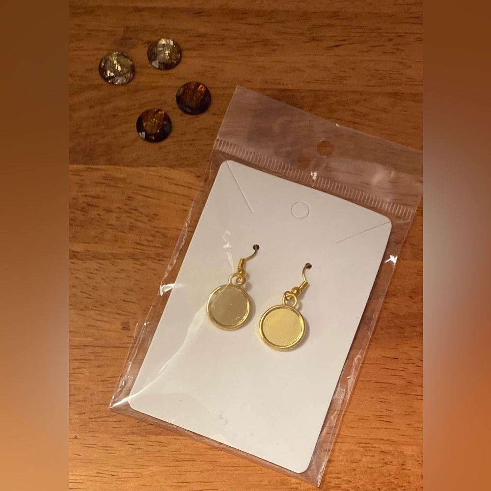 NEW DIY Gold earrings